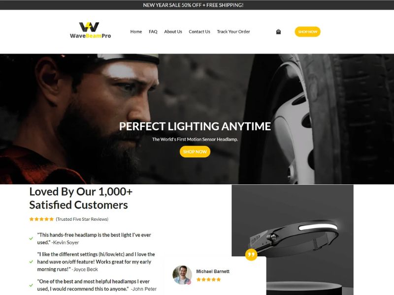 Case study trong dropshipping WaveBeamPro 