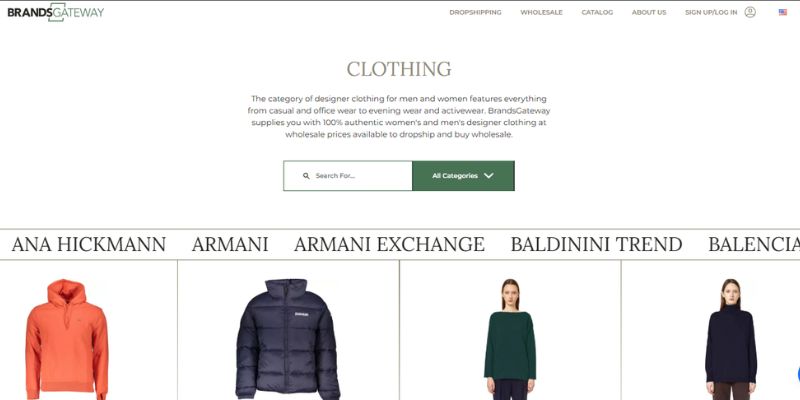 brandsgateway dropshipping quần áo đến Anh hiệu quả